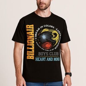 Billionaire Boys Club Black and Yellow Short Sleeve Tee